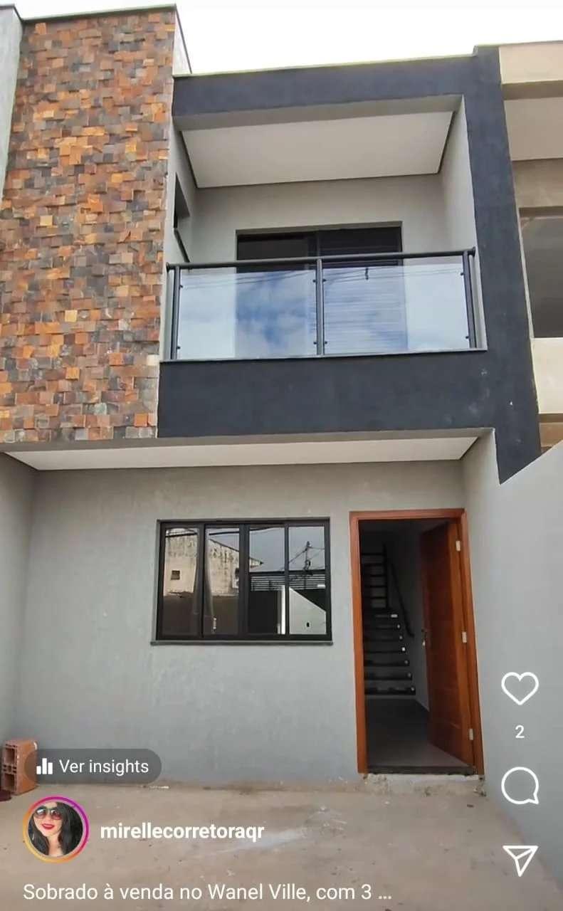 Sobrado com 3 quartos, 102m², à venda em Sorocaba, Wanel Ville